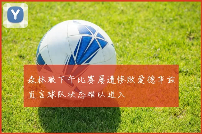 森林狼下午比赛屡遭惨败爱德华兹直言球队状态难以进入